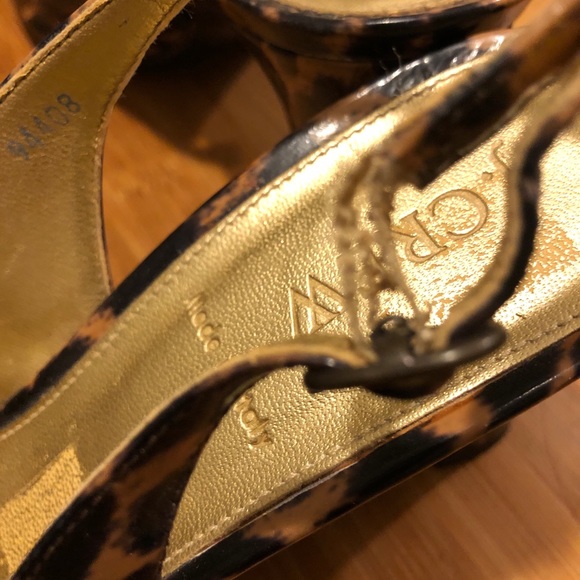 J.Crew Patent Leather Leopard Print Heels  8 1/2 - Picture 10 of 14